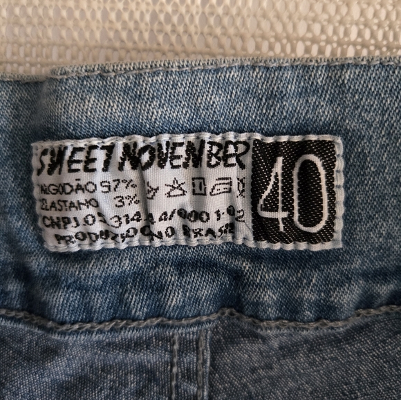 Vintage Sweet November 40 Embroidered Wide Leg Jeans - Picture 10 of 14